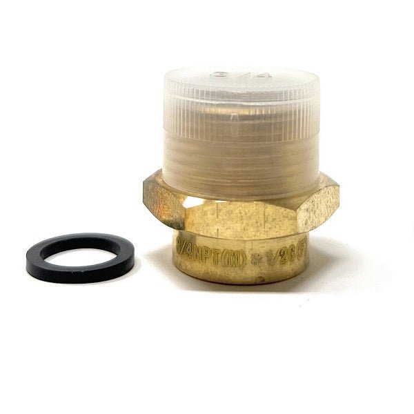 G Thread (Metric BSPP) Female to NPT Male Adapter - Lead Free (1/2" x 3/4") - Cascada Showers