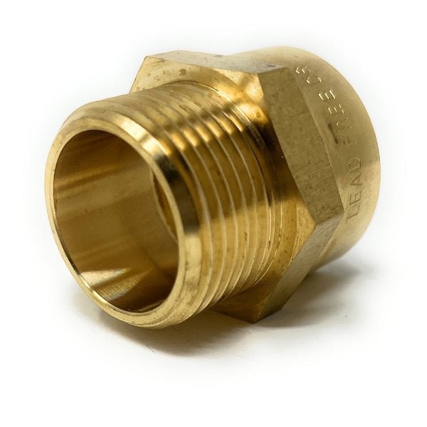 G Thread (Metric BSPP) Male to NPT Female Adapter - Lead-Free (1" x 1") - Cascada Showers