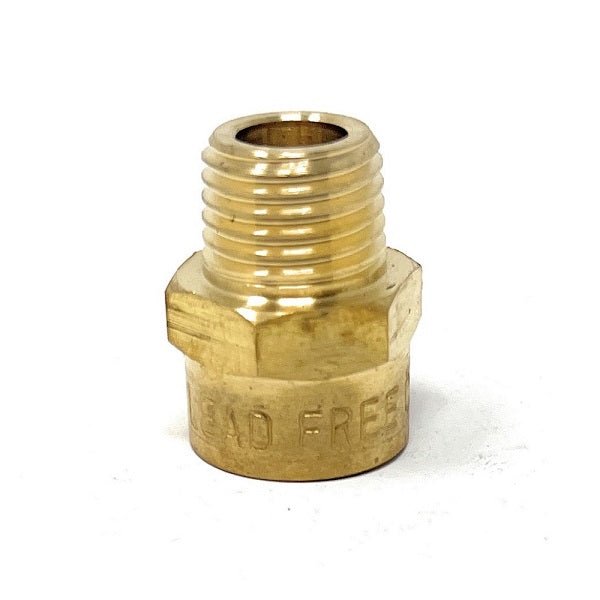 G Thread (Metric BSPP) Male to NPT Female Adapter - Lead-Free (1/4" x 1/4") - Cascada Showers