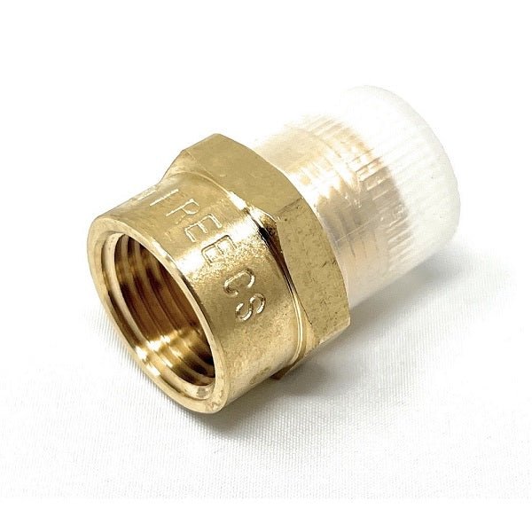 G Thread (Metric BSPP) Male to NPT Female Adapter - Lead-Free (3/8" x 3/8") - Cascada Showers
