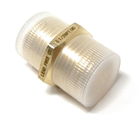 G Thread (Metric BSPP) Male to NPT Male Lead-Free Adapter (1/2" x 1/2") - Cascada Showers