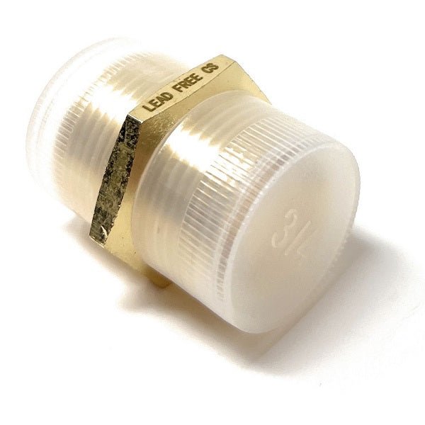 G Thread (Metric BSPP) Male to NPT Male Lead-Free Adapter (3/4" x 3/4") - Cascada Showers