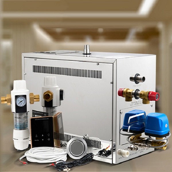 Luxurious Cascada Stainless Steel Bath Steam Generator With Digital Controller: Transform Your Bathroom into a Spa - Cascada Showers