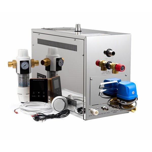 Luxurious Cascada Stainless Steel Bath Steam Generator With Digital Controller: Transform Your Bathroom into a Spa - Cascada Showers