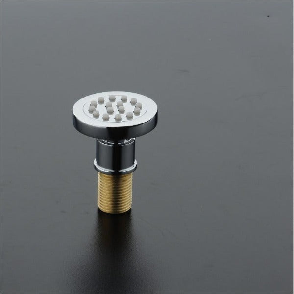 Round Body Spray Jets Shower (16-Nozzle) - Solid Brass - Cascada Showers