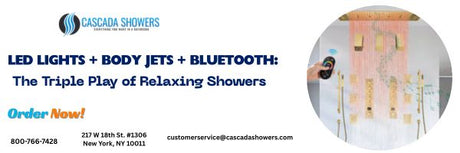 LED Lights + Body Jets + Bluetooth: The Triple Play of Relaxing Showers