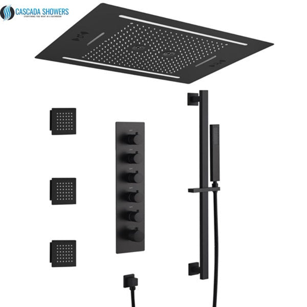 Black Shower Heads & Systems: The Cascada Guide