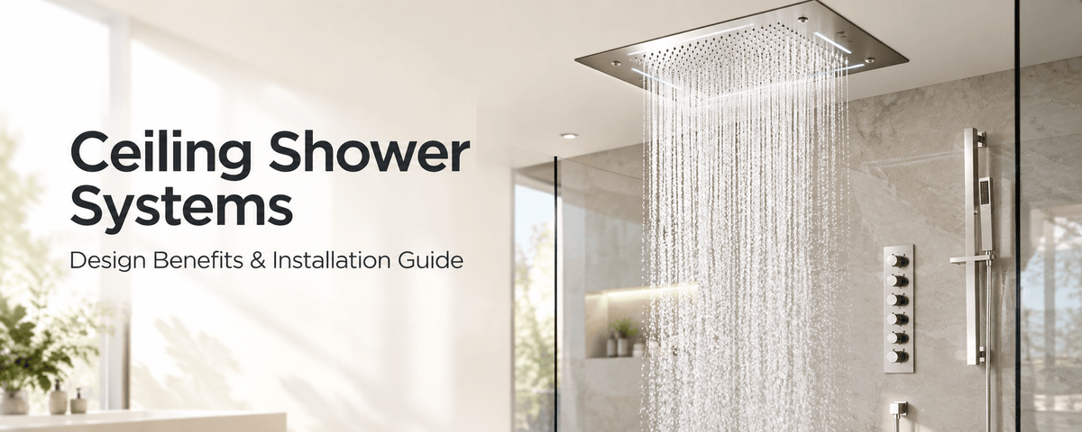 Ceiling Shower Systems: Design Benefits and Installation Considerations