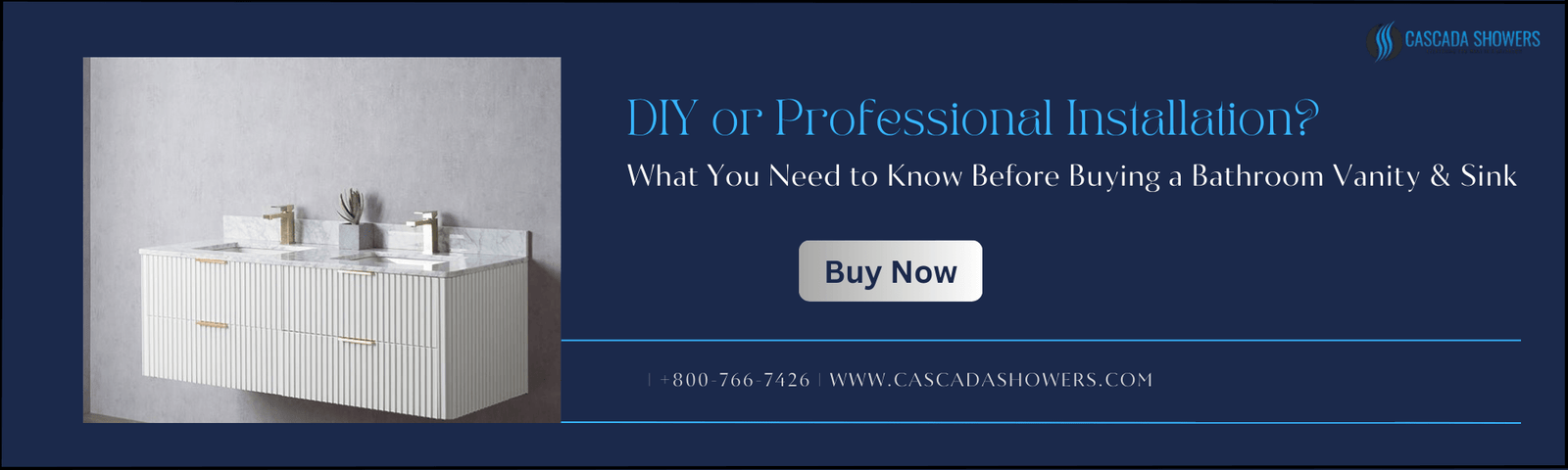 DIY or Professional Installation? What You Need to Know Before Buying a Bathroom Vanity & Sink