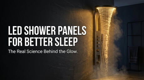 Do LED Shower Panels Help With Sleep and Stress?