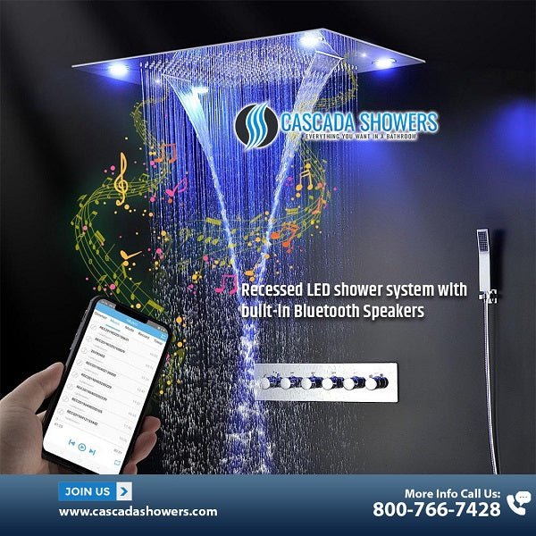 Elevate Your Shower Experience with Waterfall and Rainfall Shower Heads