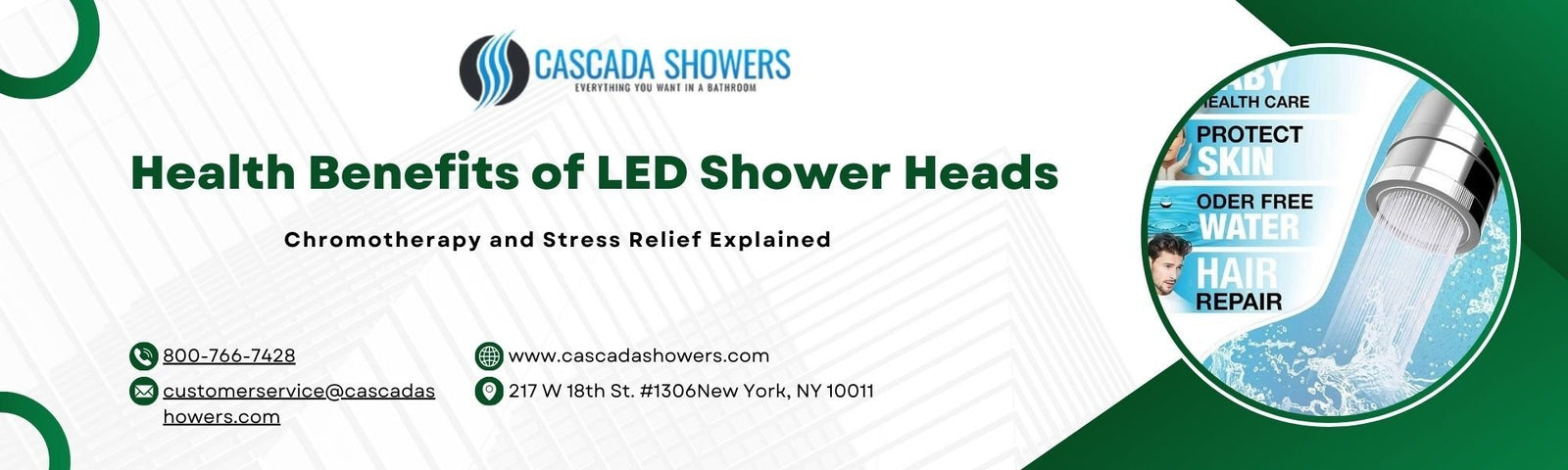 LED Shower Head Benefits