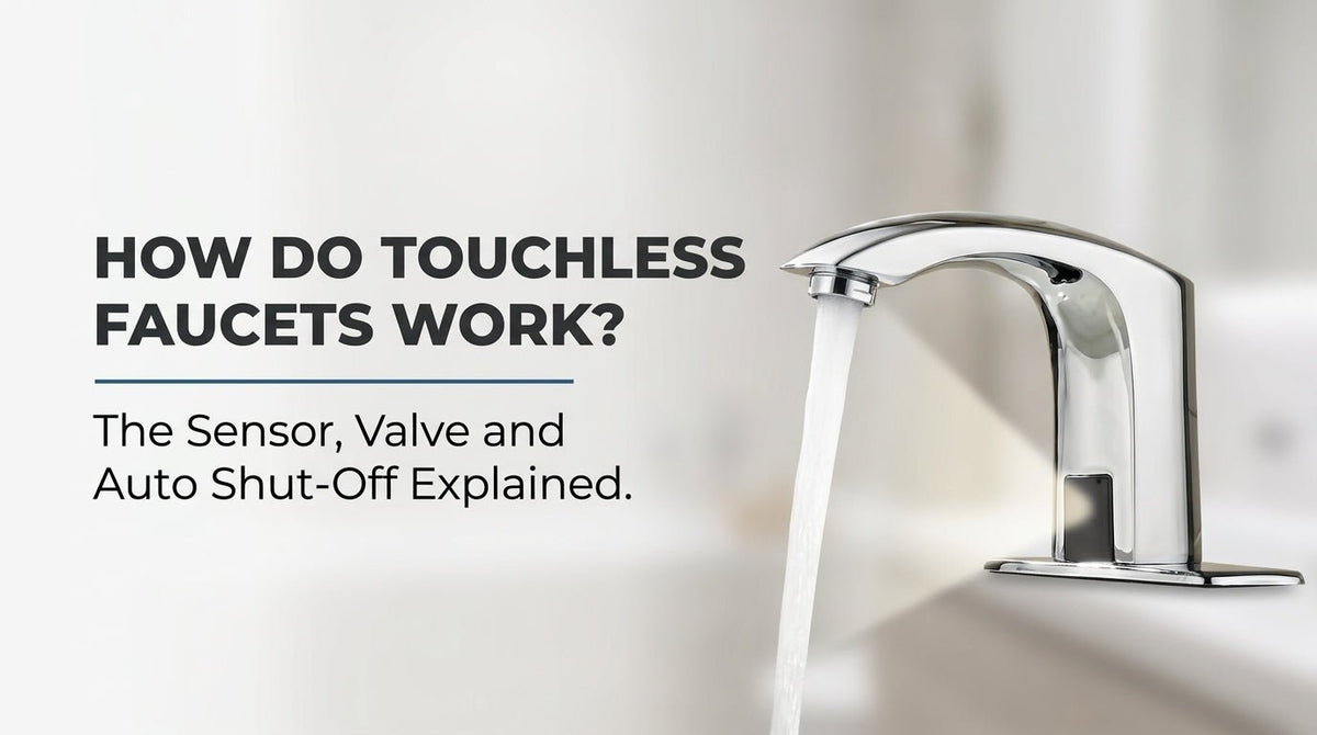 How Do Touchless Faucets Work? The Sensor, Valve and Auto Shut-Off Explained