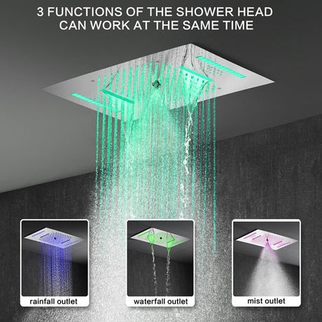 How many types of shower heads are there for a bathroom? - Cascada Showers