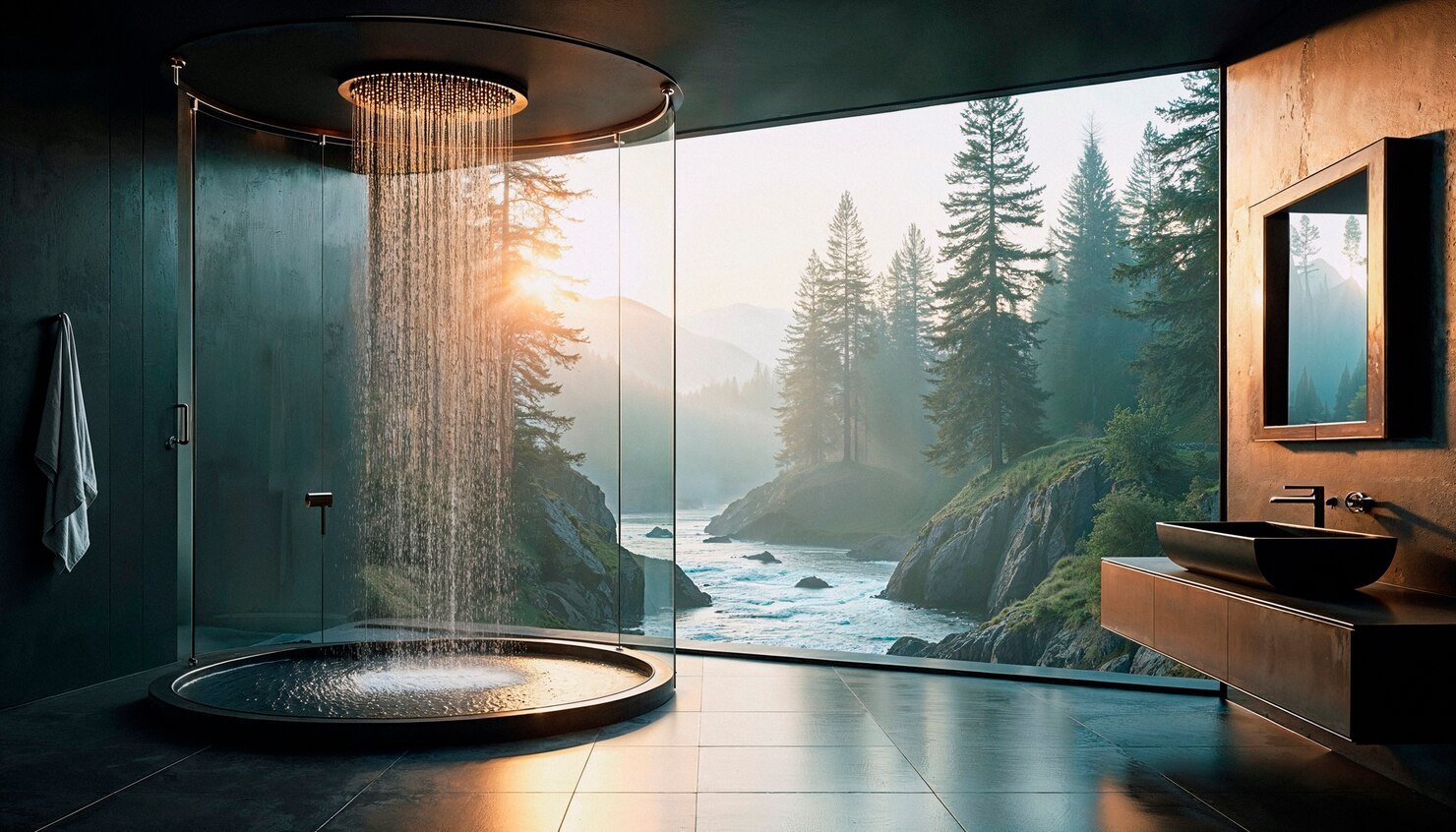 Smart shower technology design