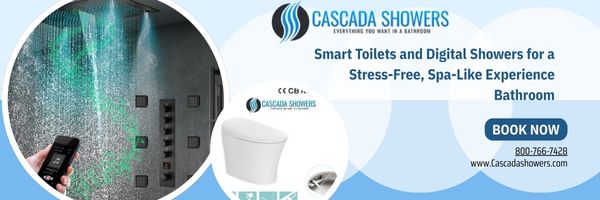 Smart Toilets and Digital Showers for a Stress-Free, Spa-Like Experience