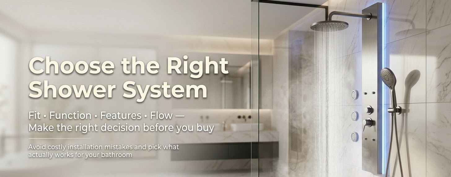 How to Choose the Perfect Modern Shower System: Complete Buyer's Guide