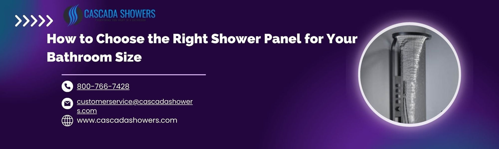 How to Choose the Right Shower Panel for Your Bathroom Size