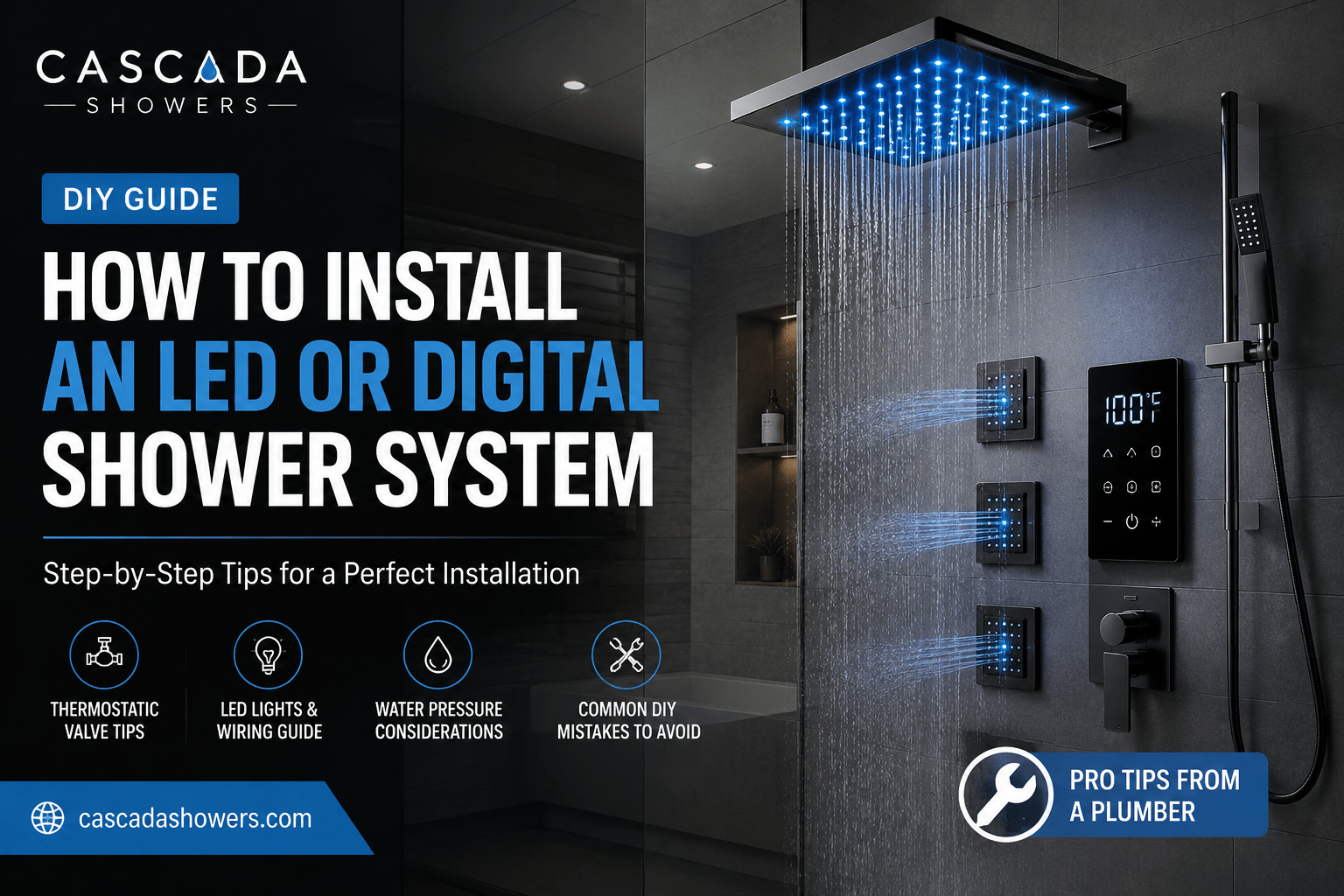 Installing Your LED or Digital Shower System Without Losing Your Mind