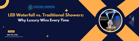 LED Waterfall vs. Traditional Showers: Why Luxury Wins Every Time