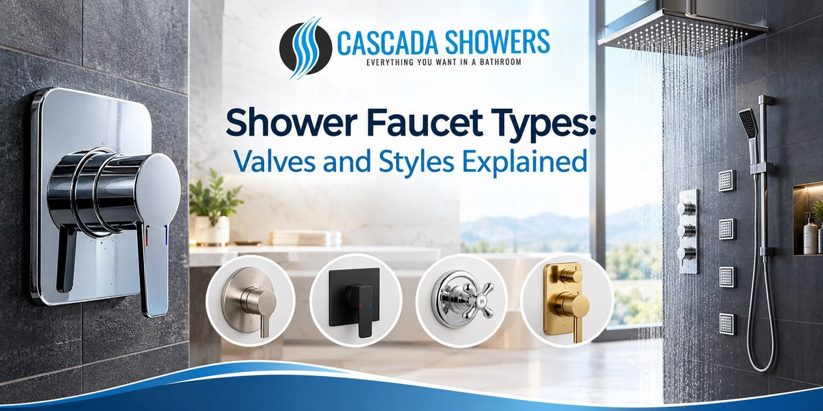 Shower Faucet Types Valves and Styles Explained