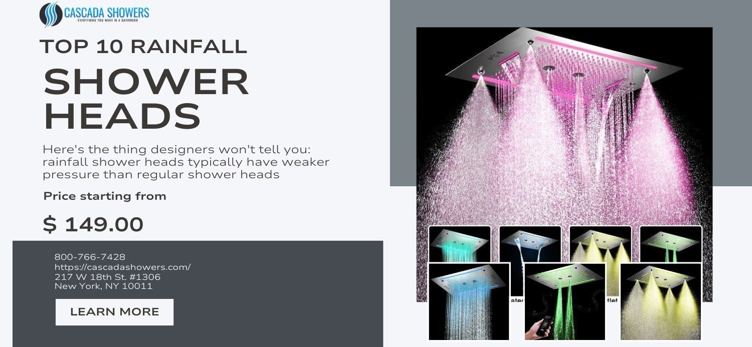 Top 10 Rainfall Shower Heads for Modern Bathrooms (2026)