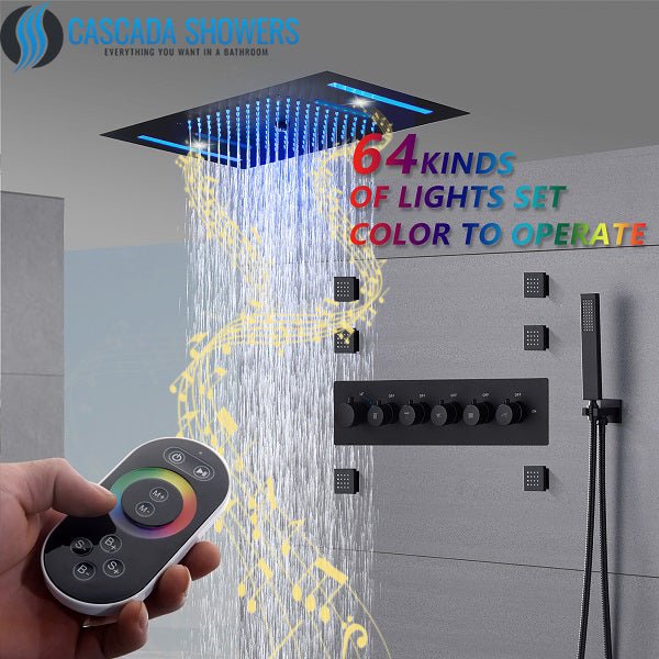 Turn Your Shower into a Luxurious Escape with the Cascada Music LED Shower System