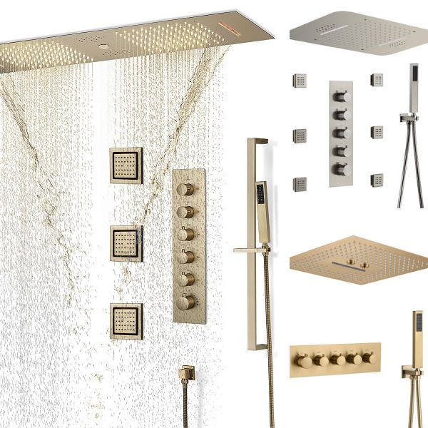 What are the different types of showers?