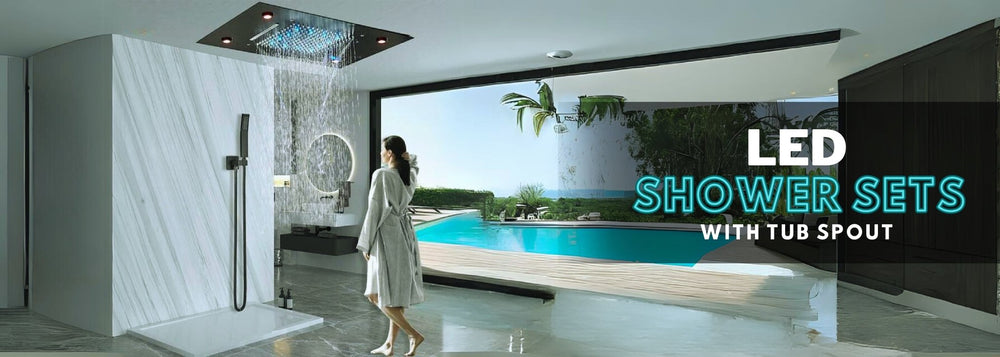 LED Tub Shower System for Modern Baths | Cascada – Cascada Showers