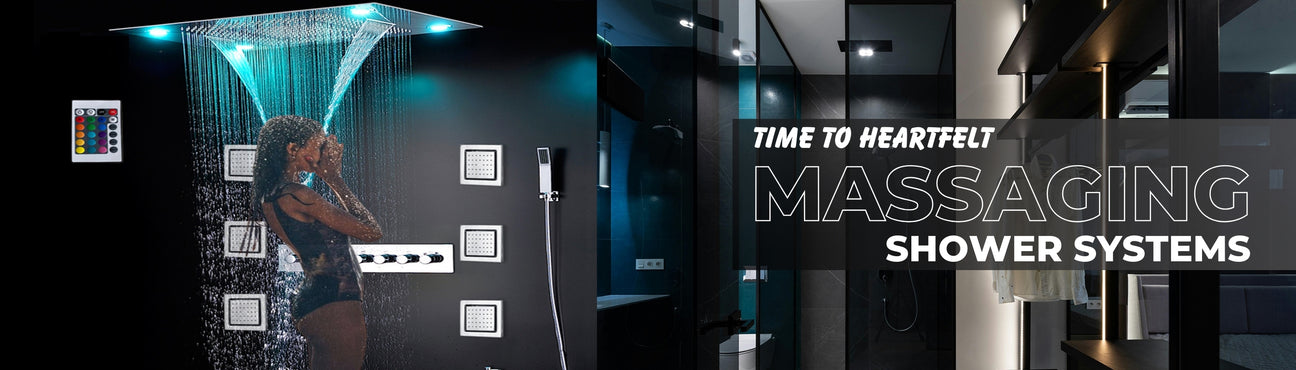 Massaging Shower Systems - Cascada Showers