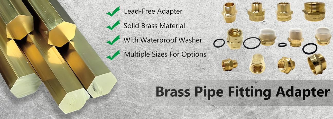 Plumbing Pipe Fittings and Adapters - Cascada Showers | shower head adapter; male to female adapter; pipe fiting; plumbing pipe fitting; plumbing fittings; hose pipe connector; pipe connectors; brass plumbing fittings; shower hose connector