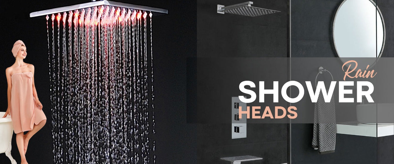 rain shower head, Rain shower heads