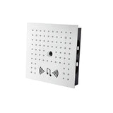 Cascada Royale Recessed 12" LED Music Shower Head with Rainfall & Spa Mist
