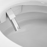 Self-cleaning stainless steel bidet nozzle with UV sterilization for hygiene protection