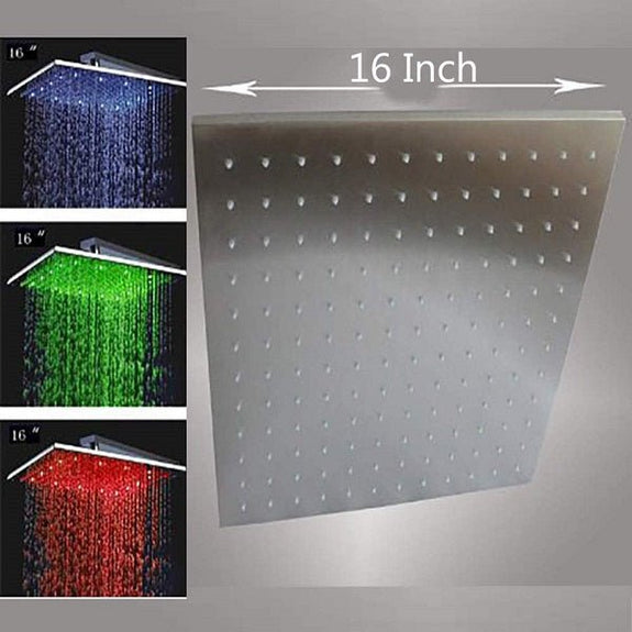 Luxury LED Shower Head Set with Lights | Cascada Showers