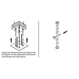 20" Rainfall LED Shower Set Double - Function Valve - Cascada Showers