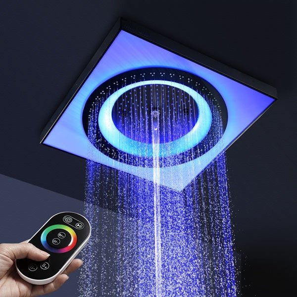 Cascada Perla LED shower with music and rainfall mode