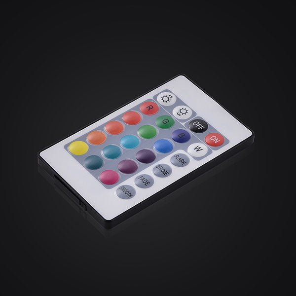 24-Key Remote Control for LED Lights - Easy Customization – Cascada Showers