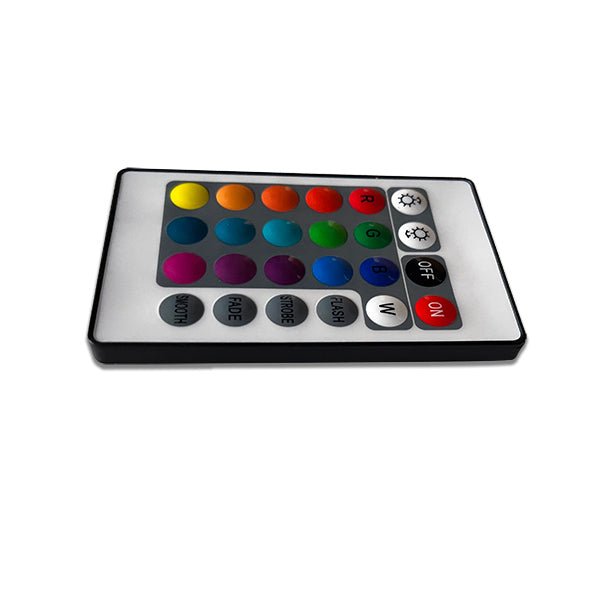 24-Key Remote Control for LED Lights - Easy Customization – Cascada Showers