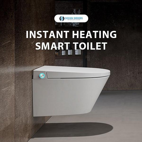 Cascada Torino Wall-Hung Smart Toilet, Dual Flush System