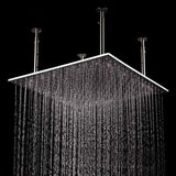 40 inch square rainfall ceiling shower head stainless steel