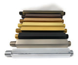 8 inch square ceiling shower arm available in chrome brushed nickel matte black brushed gold oil rubbed bronze