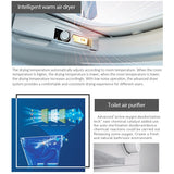 Cascada Torino Wall-Hung Smart Toilet, Dual Flush System
