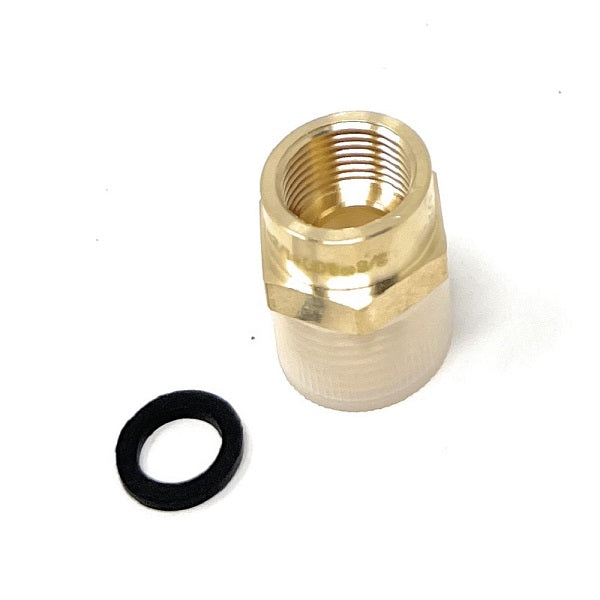 Lead-Free G Thread (Metric BSPP) Female to NPT Male Pipe Fitting Adapter - 1/4" - 3"