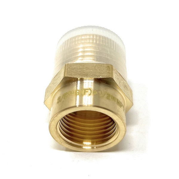 Lead-Free G Thread (Metric BSPP) Female to NPT Male Pipe Fitting Adapter - 1/4" - 3"