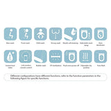 Cascada Florence Smart Bidet Toilet, ADA, Auto Open Lid & Heated Wash System