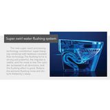 Cascada Florence Smart Bidet Toilet, ADA, Auto Open Lid & Heated Wash System
