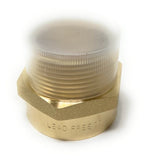 Close-up of G Thread Metric BSPP Male to NPT Female Adapter threads, showing high-quality, lead-free construction for durable performance