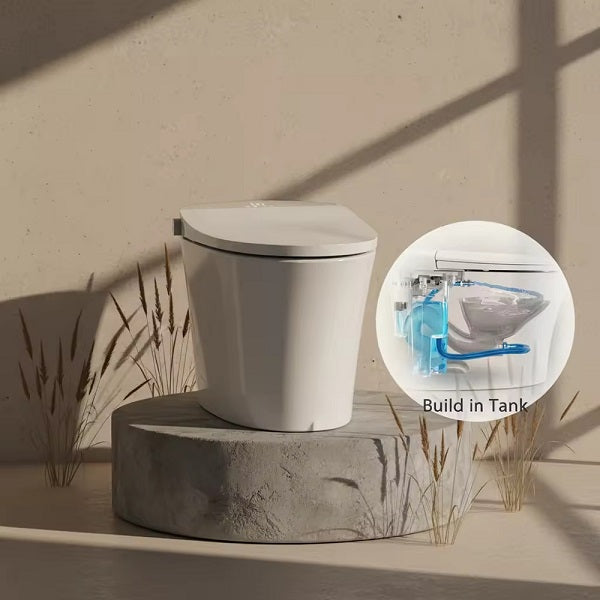 Cascada Florence Smart Bidet Toilet, ADA, Auto Open Lid & Heated Wash System