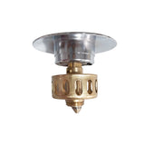 Underside view of drain pipe with silicone gasket for leak-proof bathroom sink sealing